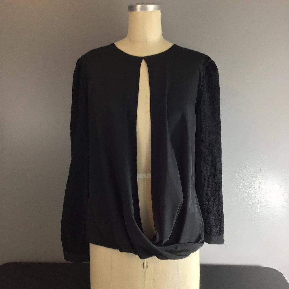 FIRST LOVE Black Blouse